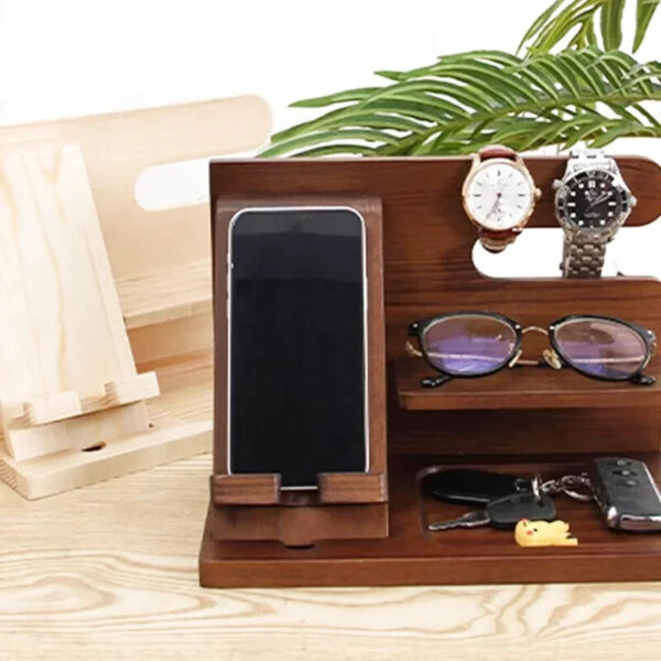 bedside watch and phone stand