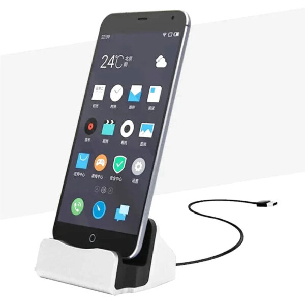 phone stand for desk with charger 4